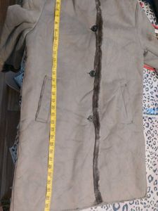 Stylish Faux Fur Lined Coat.no bargain