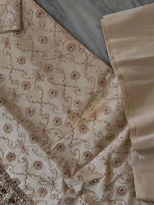 Indo Western Silk Kutra With Pajami