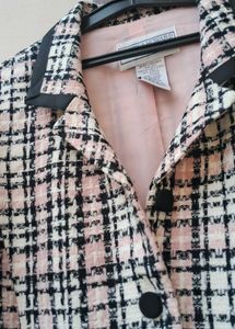 Jessica Howard Pink Plaid Blazer