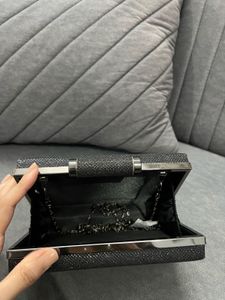 Sparkling Black Clutch Bag