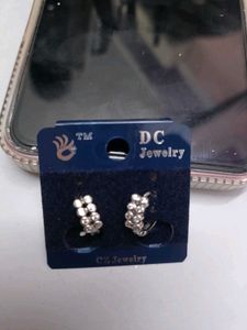 Sparkling CZ Hoop Earrings