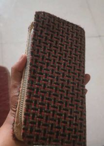 Unique Embroidered Zip Around Wallet