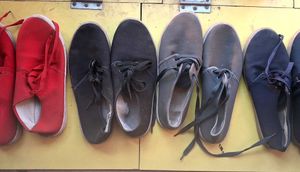 BUY 1 GET 3 FREE!! RED SHOE For Male