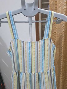Striped Tiered Maxi Dress