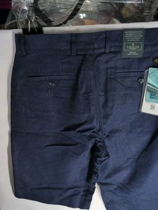 Linen Club Men's Navy Chino Shorts 32 size