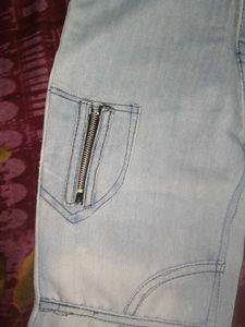 RARE Y2K ZIPWORK STRAIGHT FIT JEANS WITH BELT