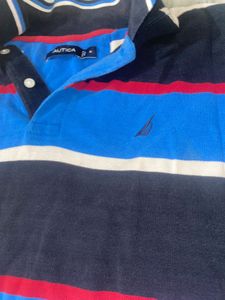 Nautica Striped Polo Shirt