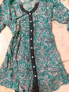 Boho Paisley Print Tunic Top