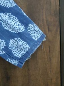 Blue Paisley Print Kurta Set💙🌸
