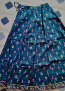 Stylish Teal Floral Print Sharara Set
