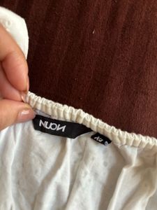 White Broderie Anglaise Top