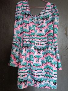 Colorful Print Dress
