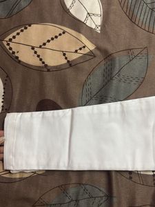 White Elastic Waist Pants