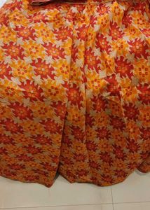 Vibrant Floral Lehenga Skirt