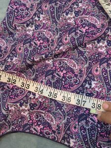 Paisley Print  mini Dress Cotton 💯