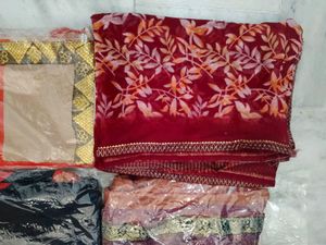 Set of 4 Beautiful Sarees