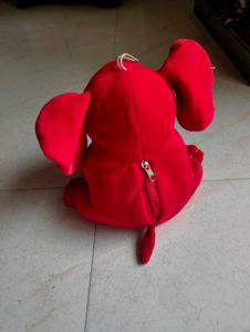 Cute Red Elephant Plush Toy