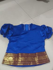 Vibrant Blue Ethnic Blouse