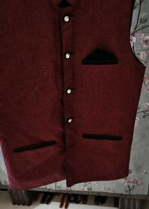 Maroon Nehru Jacket