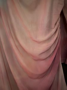 Mesh Tie-Dye Ruched Dress