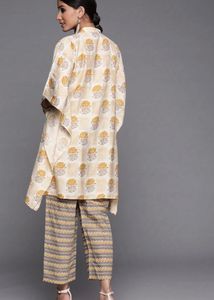 Boho Chic Printed Kaftan Kurta &amp; Palazzo Set