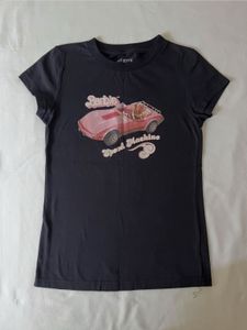 Cute Barbie "Speed Machine" Graphic T-Shirt