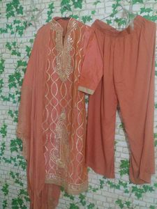 Embroidered Indian Salwar Kameez Set
