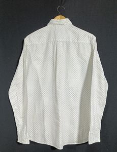 White and Blue Dotted Shirt (Men)