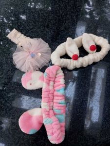 Cute Plush Headbands for Skincare