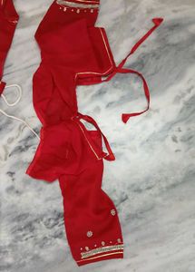 Traditional Red &amp; Black Rajputi Dress