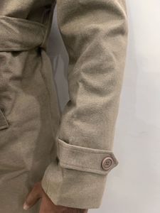Stylish Tan Trench Coat L SIZE