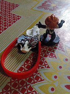 spider masked Action Figure Toy with a free watch