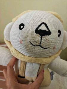 Knitted Lion Stuffed Toy