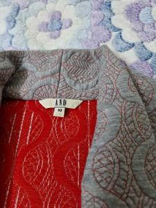 Stylish Grey Textured Jacket