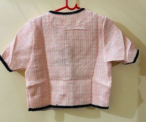 Pink Tweed Jacket - Classic Chic Thailand Product