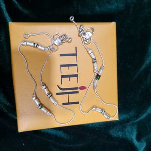 Elegant Silver plated Anklets