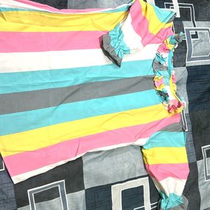 Wedani Multicolor Blouson Top