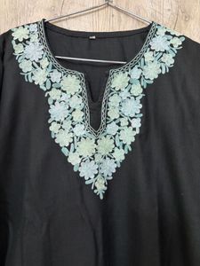 Black Embroidered Kashmiri Co ord set