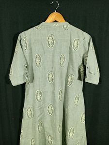 Pastel Green Printed Kurti ( Women's )