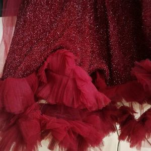 Sparkling Red Party Dress