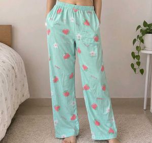 Cute Strawberry Print Pajama Pants