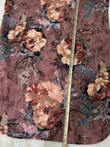 Floral Print Cutout Neckline Dress