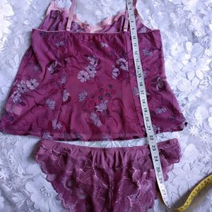 Floral Lace Cami Set