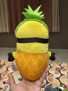 Pineapple Minion Plush Toy plus key chain combo