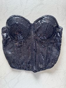 Sparkling Sequin Corset Top