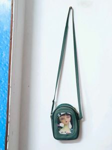 Cute Doll Face Crossbody Bag