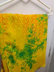 Beautiful Mustard Saree