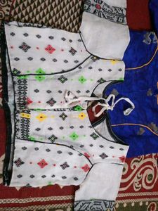combo 2 jamdani work ready blouse