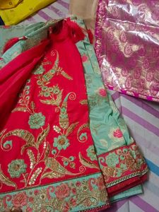 Designer Embroidered Pink Blouse