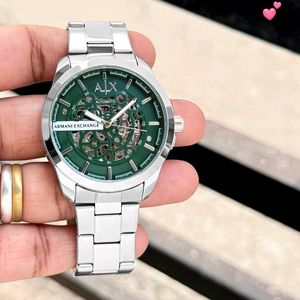 Armani Exchange Automatic Skeleton Watch